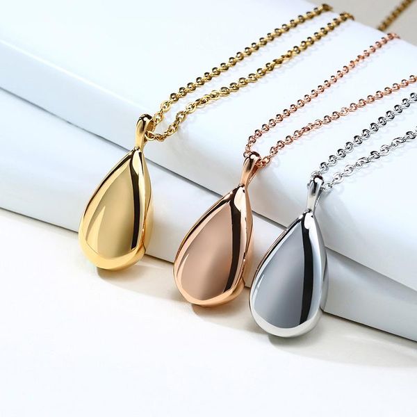 pendant necklaces gold color tear drop cremation urns ashes casket for pet human jewelry, Silver
pendant necklaces gold color tear drop cremation urns ashes casket for pet human jewelry, Silver
