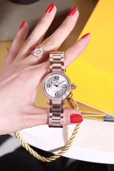 wristwatches classic men women silver diamonds bezel rose gold white sapphire stainless steel watches fashion sport pink, Slivery;brown
wristwatches classic men women silver diamonds bezel rose gold white sapphire stainless steel watches fashion sport pink, Slivery;brown