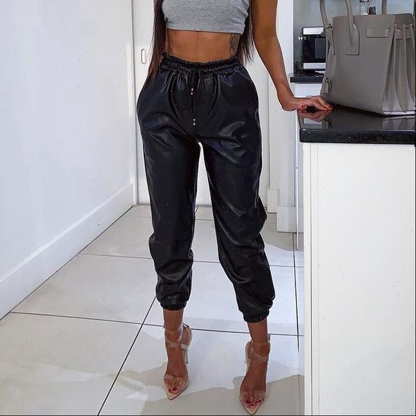 dewadbow faux leather womens pant high waist jogging bottoms street soft pu cargo joggers streetwear trousers sweatpants, Black;white
dewadbow faux leather womens pant high waist jogging bottoms street soft pu cargo joggers streetwear trousers sweatpants, Black;white