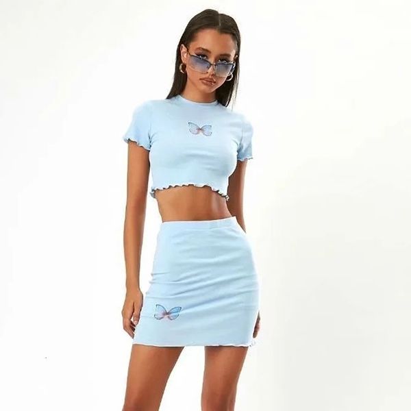 skirt two-piece clothes for women will see butterfly fashion print suit short sleeve shirt high hip waistband, Black
skirt two-piece clothes for women will see butterfly fashion print suit short sleeve shirt high hip waistband, Black