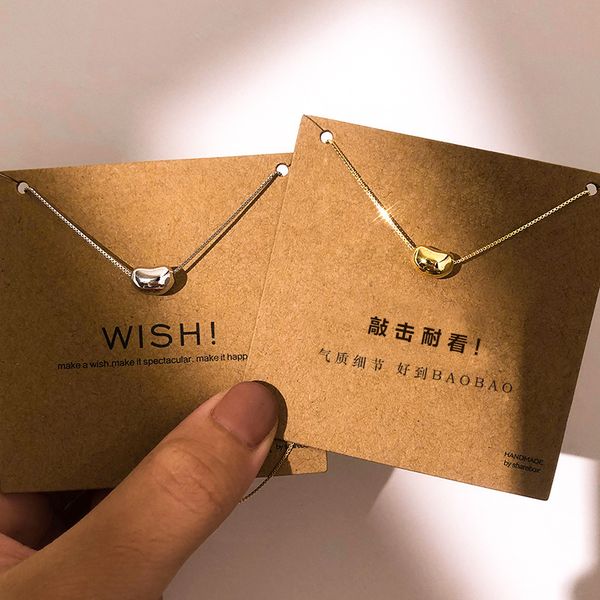 lovely sliding acacia bean lucky pea small golden beans necklace clavicle chain female simple hong kong style, Silver
lovely sliding acacia bean lucky pea small golden beans necklace clavicle chain female simple hong kong style, Silver
