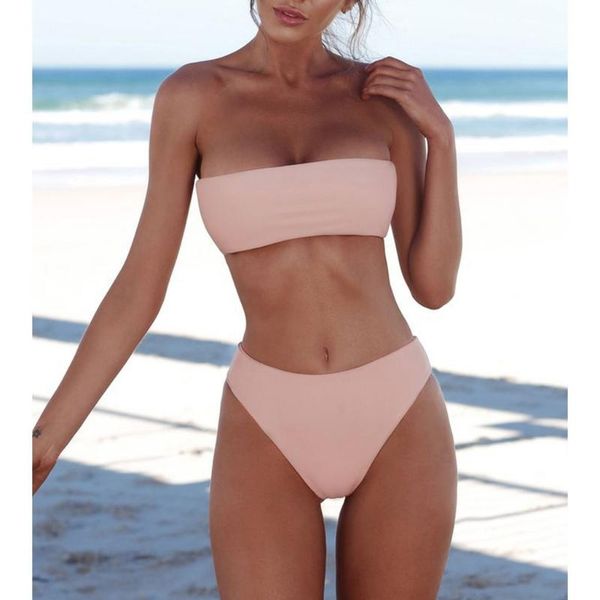 women bikini set strapless bandeau push-up bra swimsuit swimwear bathing rxbb two-piece suits
women bikini set strapless bandeau push-up bra swimsuit swimwear bathing rxbb two-piece suits