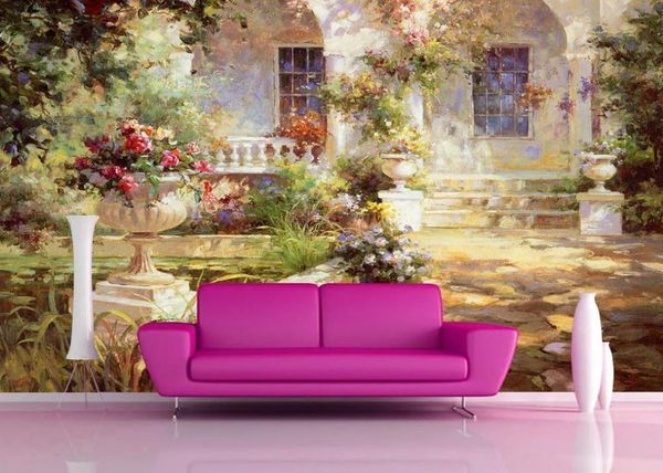 custom 3d po wallpaper garden landscape oil painting tv background mural wallpapers 
custom 3d po wallpaper garden landscape oil painting tv background mural wallpapers