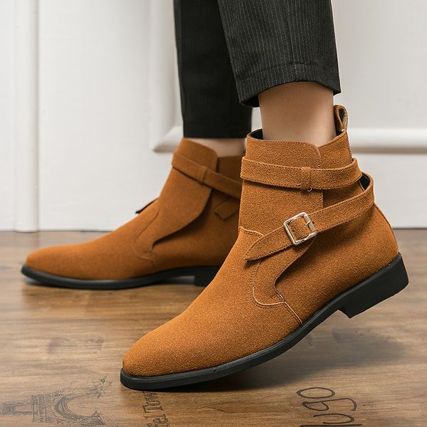 boots men shoes faux suede casual fashion comfortable buckle sapatos para hombre bottes pour hommes botines chaussures pour dh457, Black
boots men shoes faux suede casual fashion comfortable buckle sapatos para hombre bottes pour hommes botines chaussures pour dh457, Black