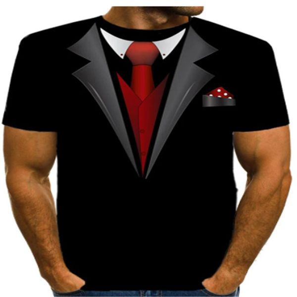 men's t-shirts 3d t-shirt funny fake suit bow tie printed summer fashion short-sleeved street wear vest, White;black
men's t-shirts 3d t-shirt funny fake suit bow tie printed summer fashion short-sleeved street wear vest, White;black