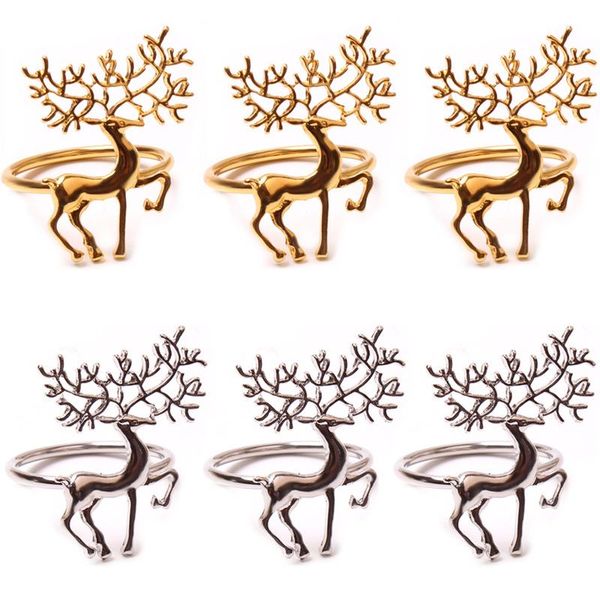 napkin rings 6pcs deer gold elk ring holder chic durable buckle for restaurant christmas party dinner
napkin rings 6pcs deer gold elk ring holder chic durable buckle for restaurant christmas party dinner