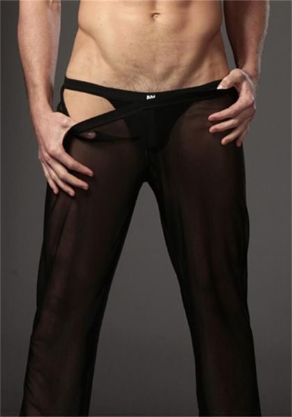 men transparent loose mesh lounge pants loose-fitting pants pyjama trouser sleep pant erotic lingerie fx1016, Black;white
men transparent loose mesh lounge pants loose-fitting pants pyjama trouser sleep pant erotic lingerie fx1016, Black;white