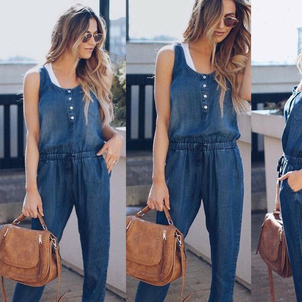 denim wash overall womens jumpsuits for summer lady fashion cool street blue plain women sleeveless loose jeans jumpsuit long pants, Black;white
denim wash overall womens jumpsuits for summer lady fashion cool street blue plain women sleeveless loose jeans jumpsuit long pants, Black;white