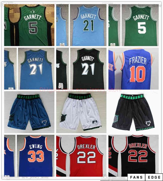 retro baskeball 5 kevin 21 garnett jersey shorts vintage stitched 33 patrick 10 walt ewing frazier clyde 22 drexler jerseys blue black white, Black;red
retro baskeball 5 kevin 21 garnett jersey shorts vintage stitched 33 patrick 10 walt ewing frazier clyde 22 drexler jerseys blue black white, Black;red