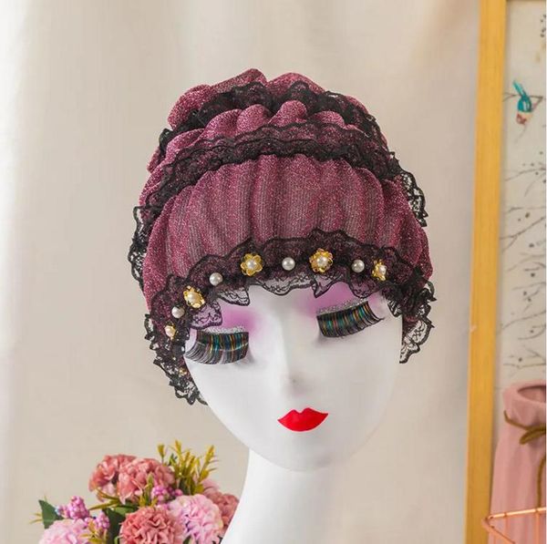 ethnic clothing women hair loss cap beanie skullies flower pearls muslim cancer chemo islamic hat cover head scarf fashion bonnet, Red
ethnic clothing women hair loss cap beanie skullies flower pearls muslim cancer chemo islamic hat cover head scarf fashion bonnet, Red