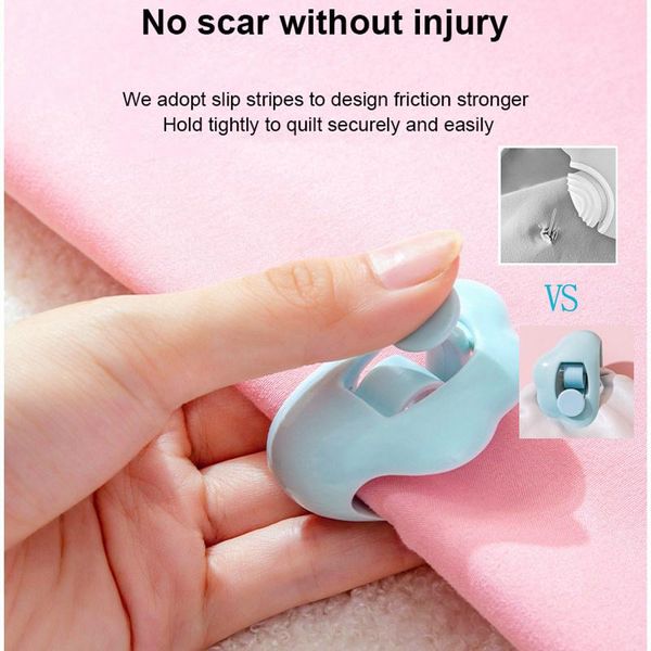 clothing & wardrobe storage 6pcs non-slip quilt blanket clip duvet no damage plastic fastener cover sheet fixer sleep anti-run tool
clothing & wardrobe storage 6pcs non-slip quilt blanket clip duvet no damage plastic fastener cover sheet fixer sleep anti-run tool
