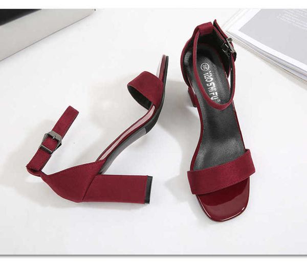 and casual spring shoes 2021 summer new one line buckle sandals women's middle heel high thick comfortable korean large 1ifp bb37, Black
and casual spring shoes 2021 summer new one line buckle sandals women's middle heel high thick comfortable korean large 1ifp bb37, Black