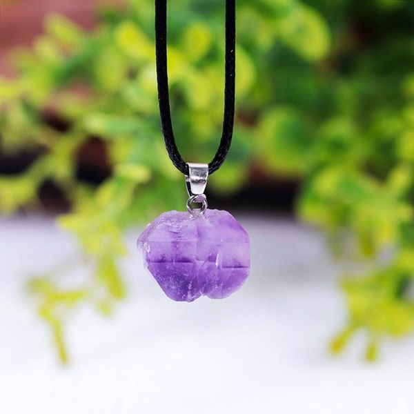 pendant necklaces brazil druzy irregular shape natural stone amethysts crystal necklace lavender chakra jewelry, Silver
pendant necklaces brazil druzy irregular shape natural stone amethysts crystal necklace lavender chakra jewelry, Silver