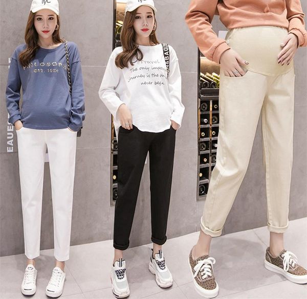 maternity bottoms high waist slim belly pant pregnant trousers 2021 spring skinny legging pencil feet pregnancy clothing plus size, White
maternity bottoms high waist slim belly pant pregnant trousers 2021 spring skinny legging pencil feet pregnancy clothing plus size, White