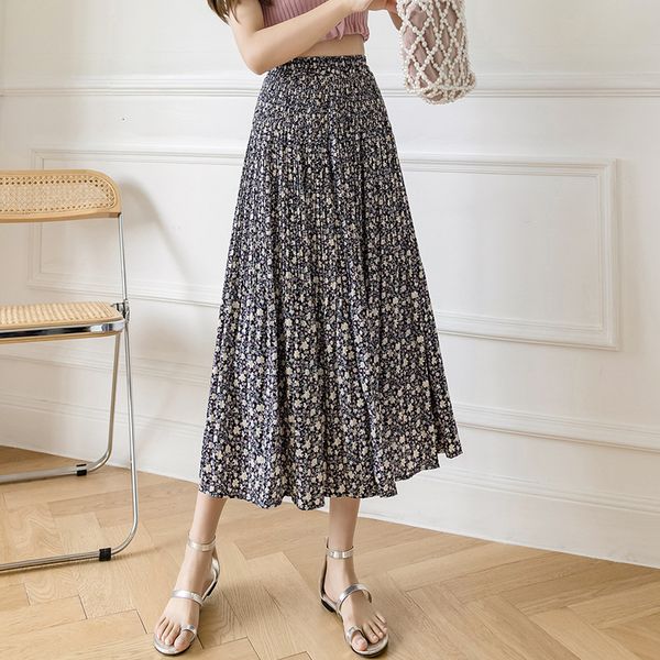 skirts floral print long pleated chiffon women fashion 2021 spring summer korean casual high waist skirt female boho beach skirts, Black
skirts floral print long pleated chiffon women fashion 2021 spring summer korean casual high waist skirt female boho beach skirts, Black