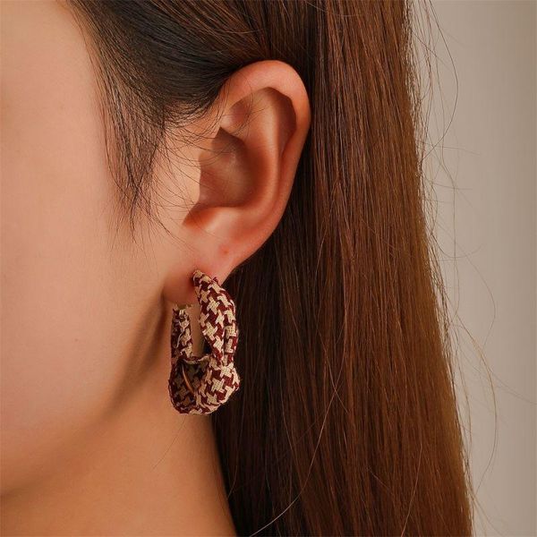 hoop & huggie zdmxjl fashion simple sweet geometry circle women's earrings knotted round for women jewelry bijoux accessories, Golden;silver
hoop & huggie zdmxjl fashion simple sweet geometry circle women's earrings knotted round for women jewelry bijoux accessories, Golden;silver