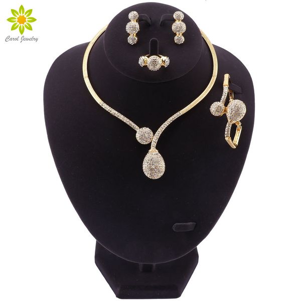 jewelry sets luxury african beads set bridal gift gold color necklace nigerian wedding dubai s design accessories, Black
jewelry sets luxury african beads set bridal gift gold color necklace nigerian wedding dubai s design accessories, Black
