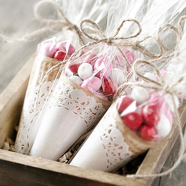 gift wrap 50pcs baby shower wedding sweet clear candy cone storage bags kids happy birthday party supplies
gift wrap 50pcs baby shower wedding sweet clear candy cone storage bags kids happy birthday party supplies