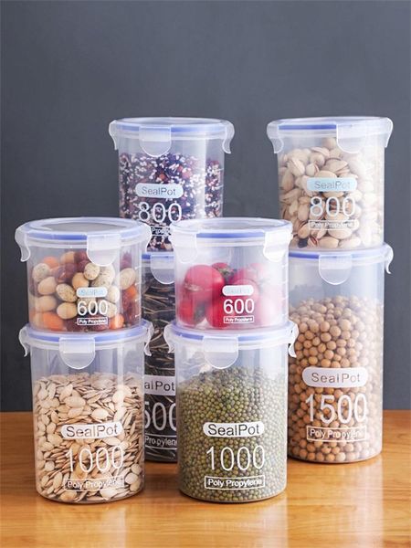 storage bottles & jars pp food box plastic clear container with scale kitchen dried grains tank seal pot fresh-keeping
storage bottles & jars pp food box plastic clear container with scale kitchen dried grains tank seal pot fresh-keeping