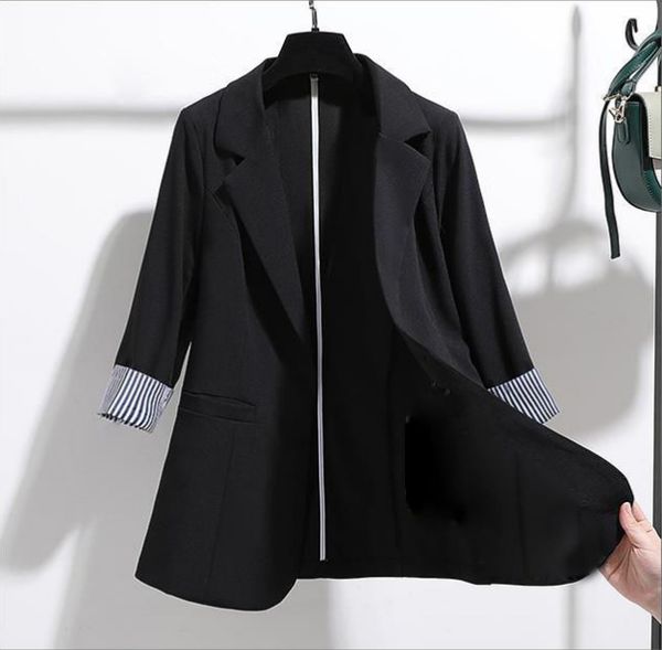 exquisite high-end suit women's clothing spring and summer temperament commuting korean slim fit professional leisure sweet coat, White;black
exquisite high-end suit women's clothing spring and summer temperament commuting korean slim fit professional leisure sweet coat, White;black