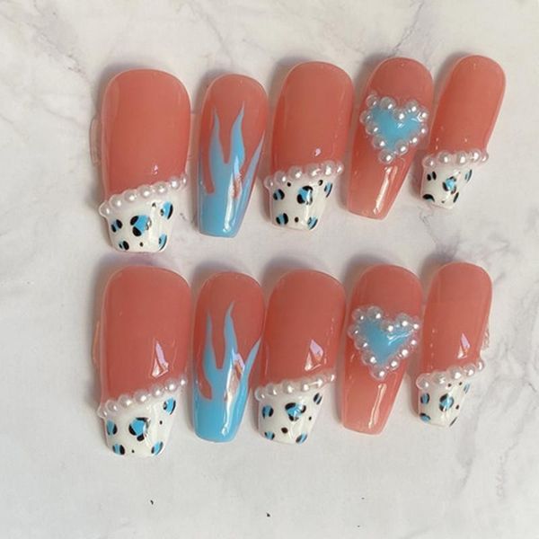 women's net celebrity powder blue pearl white wear manicure finished fake nails potherapy handmade custom false, Red;gold
women's net celebrity powder blue pearl white wear manicure finished fake nails potherapy handmade custom false, Red;gold