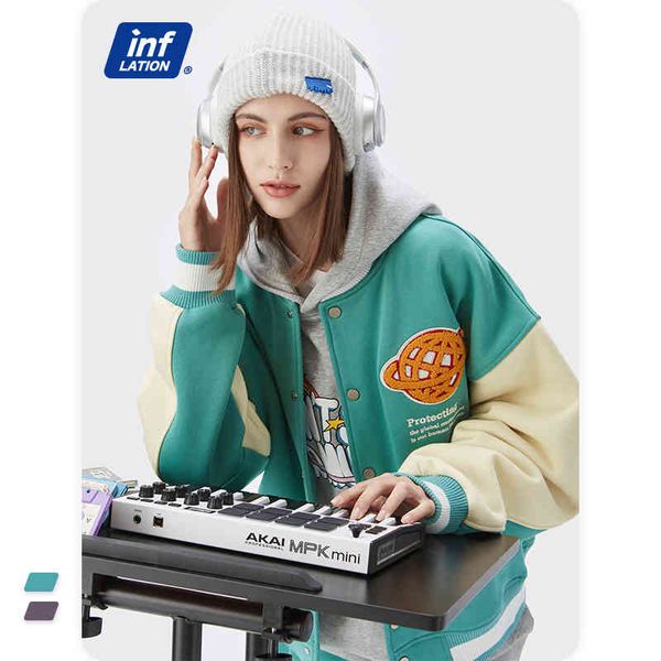 inf menswear | 2021 autumn new street plush towel embroidered baseball suit thick et men, Black;brown
inf menswear | 2021 autumn new street plush towel embroidered baseball suit thick et men, Black;brown