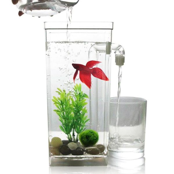 aquariums ecological fish bowl slacker deskaquarium mini self-cleaning case box goldfish jar small
aquariums ecological fish bowl slacker deskaquarium mini self-cleaning case box goldfish jar small