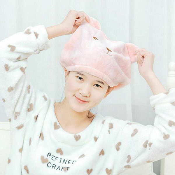 towel cute bear microfiber hair turban absorb quickly dry hat wrapped hooded bathing cap hats washcloth
towel cute bear microfiber hair turban absorb quickly dry hat wrapped hooded bathing cap hats washcloth