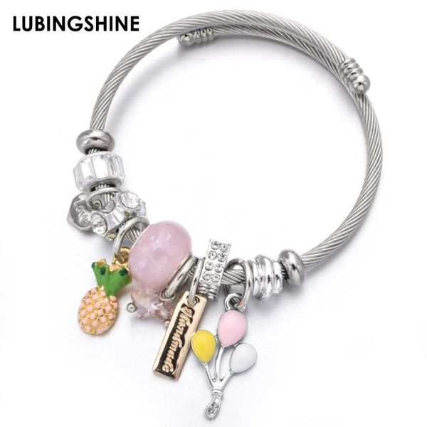 charm bracelets fashion love charms stainless steel bangles crystal disco ball pendant adjustable bracelet jewelry for women, Golden;silver
charm bracelets fashion love charms stainless steel bangles crystal disco ball pendant adjustable bracelet jewelry for women, Golden;silver