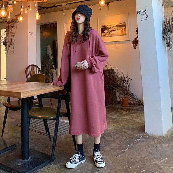 skirt women's spring and autumn winter korean version loose large hooded skirt lazy wind long over knee split drs, Black;gray
skirt women's spring and autumn winter korean version loose large hooded skirt lazy wind long over knee split drs, Black;gray