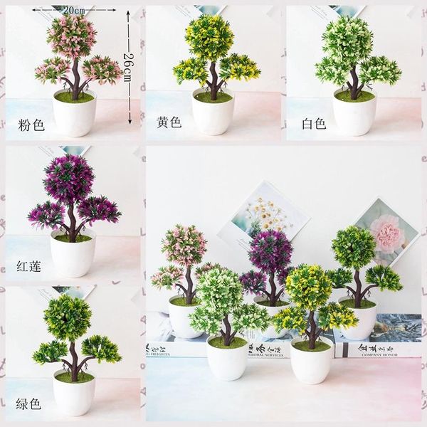 decorative flowers & wreaths 20x26cm 3forks artificial guest greeting pine tree potted bonsai home el desktable decor fake small plants
decorative flowers & wreaths 20x26cm 3forks artificial guest greeting pine tree potted bonsai home el desktable decor fake small plants
