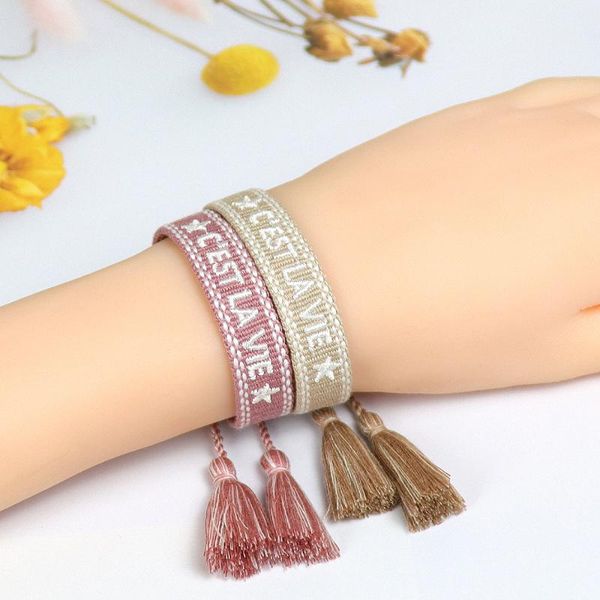 charm bracelets adjustable wrist strap embroidery fashion tassel decor luxury vintage woven bracelet, Golden;silver
charm bracelets adjustable wrist strap embroidery fashion tassel decor luxury vintage woven bracelet, Golden;silver