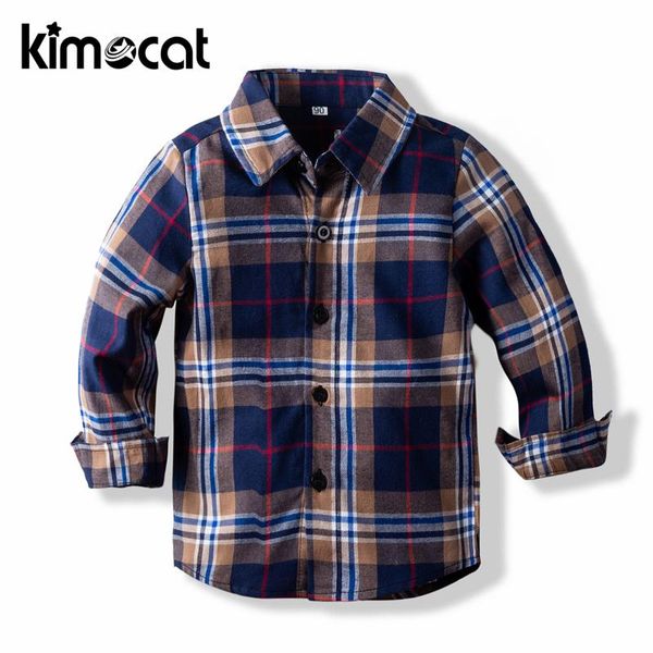 kimocat boy clothes long sleeve blue and white plaid shirt cotton children kids clothing boys spring autumn shirts, White;black
kimocat boy clothes long sleeve blue and white plaid shirt cotton children kids clothing boys spring autumn shirts, White;black