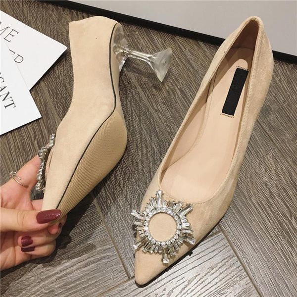 ladies clearly heel crystal decoration shoes women elegant dance party designer pointed-toe dress, Black
ladies clearly heel crystal decoration shoes women elegant dance party designer pointed-toe dress, Black
