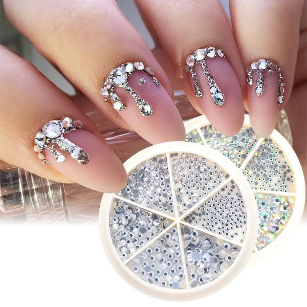 800pcs nail art rhinestones flat back strass decor crystal gems stones slime gold beads manicure accessories styling gl1893 decorations, Silver;gold
800pcs nail art rhinestones flat back strass decor crystal gems stones slime gold beads manicure accessories styling gl1893 decorations, Silver;gold