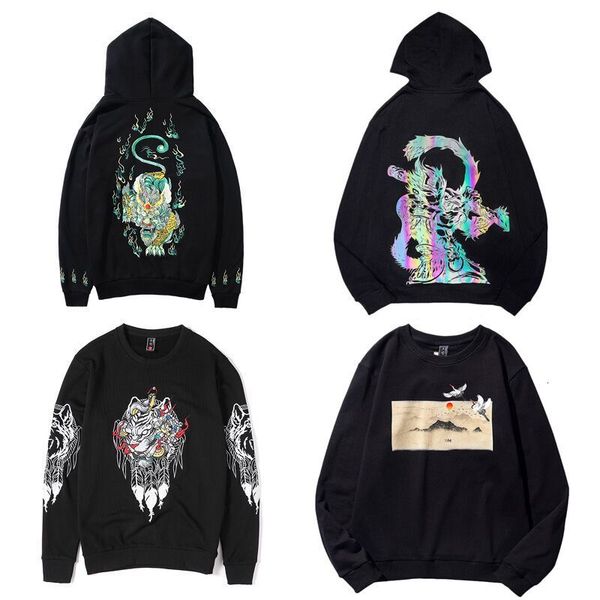 european autumn winter style personalized english printed sweater men's and women's loose hooded fashion, Black
european autumn winter style personalized english printed sweater men's and women's loose hooded fashion, Black