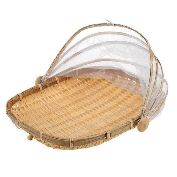 handmade bamboo woven bug proof wicker basket with gauze dustproof fruit vegetable bread cover eco-friendly kitchen storage & organizat orga
handmade bamboo woven bug proof wicker basket with gauze dustproof fruit vegetable bread cover eco-friendly kitchen storage & organizat orga