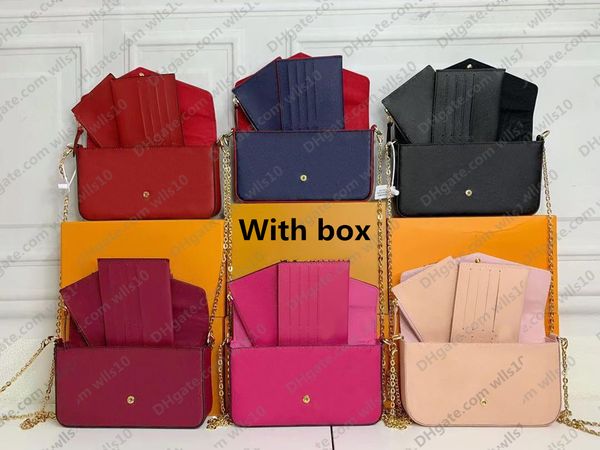 handbag women bag 3 in1 wallets purse classic embossing leather shoulder bags chain crossbody clutch tote messenger cover cross body wallet, Red;black
handbag women bag 3 in1 wallets purse classic embossing leather shoulder bags chain crossbody clutch tote messenger cover cross body wallet, Red;black