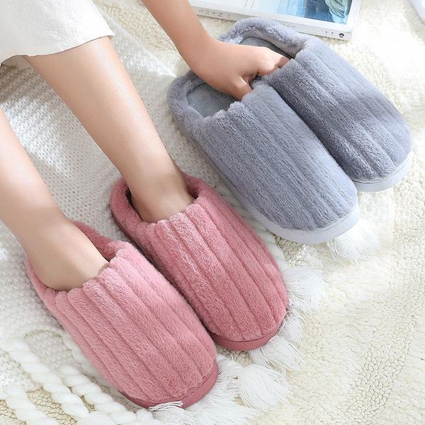 cotton slippers women winter home household non-slip thick bottom warm fur plus velvet cute indoor slipper shose, Black
cotton slippers women winter home household non-slip thick bottom warm fur plus velvet cute indoor slipper shose, Black