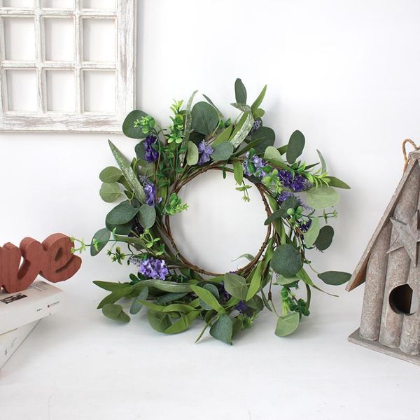 decorative flowers & wreaths artificial lavender wreath floral farmhouse with purple florets daisy green leaves summer wildflower for front
decorative flowers & wreaths artificial lavender wreath floral farmhouse with purple florets daisy green leaves summer wildflower for front