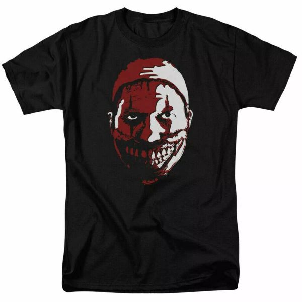 american horror story the clown t shirt licensed horror tv show tee new black, White;black
american horror story the clown t shirt licensed horror tv show tee new black, White;black