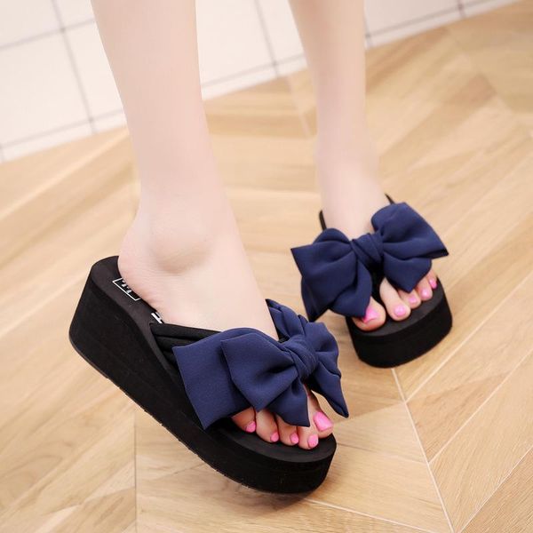 big bowtie woman beach flip flops summer sandals slip- resistant slippers platform size 35-41 black pink white a475
big bowtie woman beach flip flops summer sandals slip- resistant slippers platform size 35-41 black pink white a475