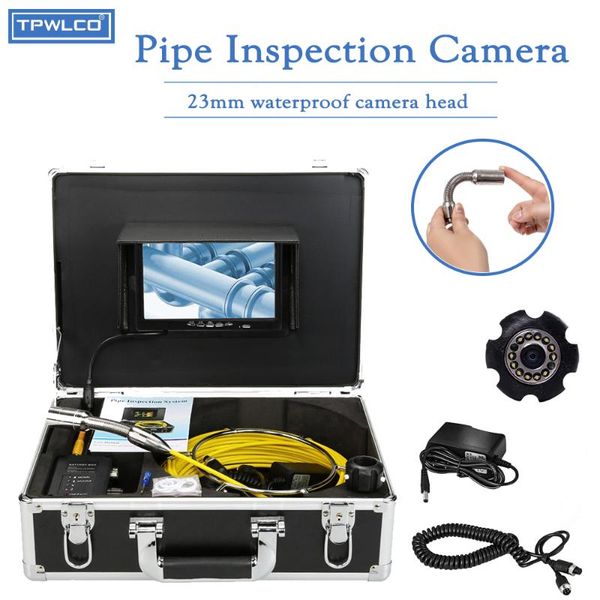 7" pipeline sewer inspection camera drain plumbing industrial endoscope 23mm 1000tvl meter scale cable snake pipe video recorder ip cam
7" pipeline sewer inspection camera drain plumbing industrial endoscope 23mm 1000tvl meter scale cable snake pipe video recorder ip cam