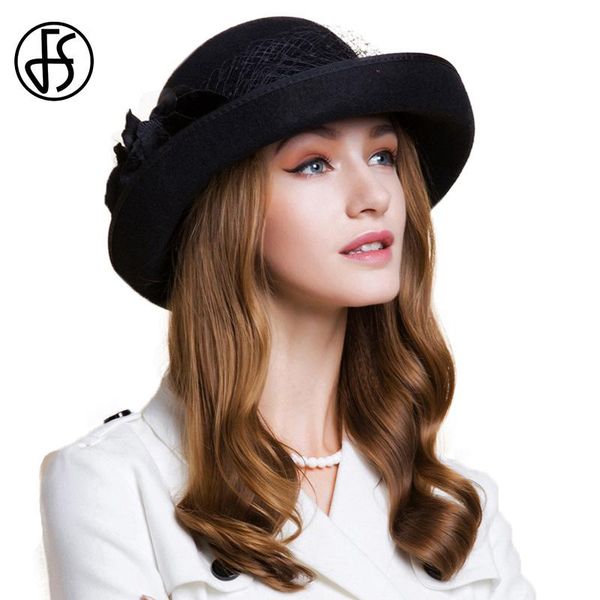stingy brim hats fs british style black red wool hat women curl wide fedora gauze with flower winter bowler ladies wedding dress, Blue;gray
stingy brim hats fs british style black red wool hat women curl wide fedora gauze with flower winter bowler ladies wedding dress, Blue;gray