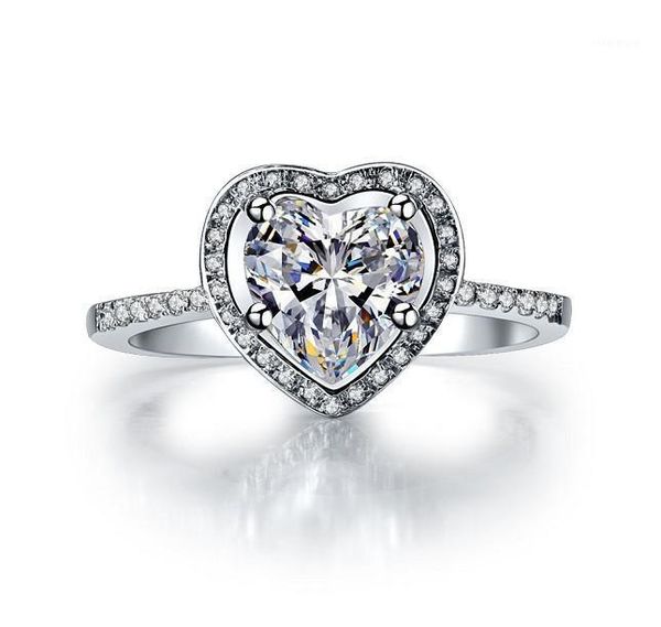 cluster rings romantic jewelry 2ct stunning diamond engagement wedding ring for women pure platinum 950 gift box, Golden;silver
cluster rings romantic jewelry 2ct stunning diamond engagement wedding ring for women pure platinum 950 gift box, Golden;silver