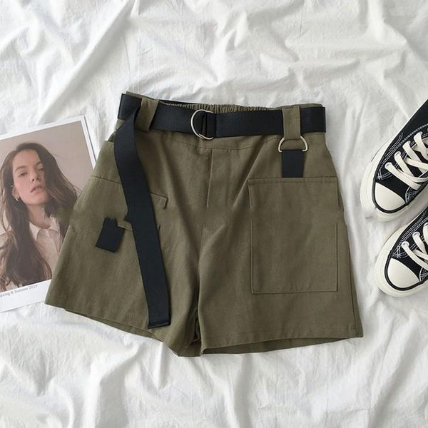 fashion harajuku plus size shorts for women summer elastic high waist short femme cuffs wide leg with belt cotton ladies women's, White;black
fashion harajuku plus size shorts for women summer elastic high waist short femme cuffs wide leg with belt cotton ladies women's, White;black