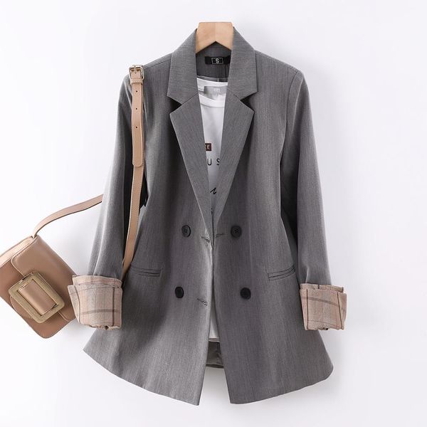 suit suit arrival ladies of the winter female casual blazer double breasted solid coat outerwear black gray jacket, White;black
suit suit arrival ladies of the winter female casual blazer double breasted solid coat outerwear black gray jacket, White;black