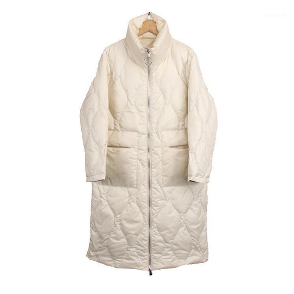 women's down & parkas 2021 jacket white duck korean version loose large medium length over knee winter coat trend, Black
women's down & parkas 2021 jacket white duck korean version loose large medium length over knee winter coat trend, Black