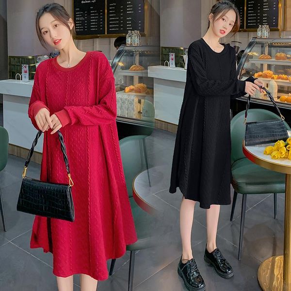 autumn spring a line loose maternity dress long sleeve big bottoms clothes for pregnant women korean fashion pregnancy dresses, White
autumn spring a line loose maternity dress long sleeve big bottoms clothes for pregnant women korean fashion pregnancy dresses, White