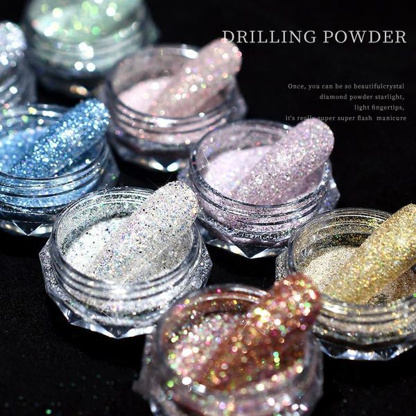 nail glitter 1box crystal diamond powder 8 colors rainbow color shiny pigment holographic glass micro drill nails art decoration, Silver;gold
nail glitter 1box crystal diamond powder 8 colors rainbow color shiny pigment holographic glass micro drill nails art decoration, Silver;gold